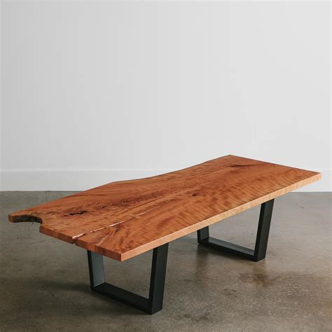 Cherry Coffee Table No 150 Elko Hardwoods Modern Live Edge Furniture Dining And Coffee