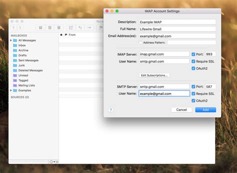 Gmail Imap Settings Mac Mail