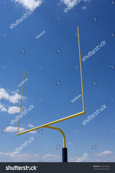 American Football Goal Posts Uprights Stock Photo 125212838 Shutterstock