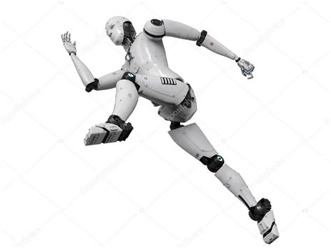 Humanoid Robot Running — Stock Photo © Phonlamai 162980218