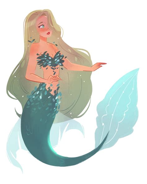 The Art Of Animation — Stephanie Priscilla Mermaid Art Anime Mermaid Mermaid Drawings