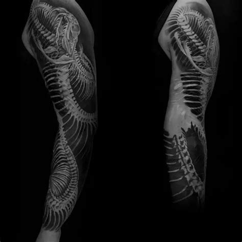 15 Snake Skeleton Tattoo Designs And Ideas Skeleton Tattoos Snake