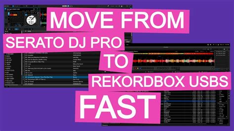 Serato Dj To Rekordbox Usb Sticks Fastest Way Dj Conversion Utility Youtube