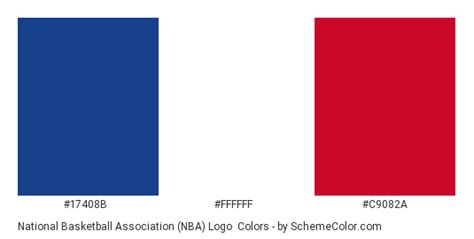 National Basketball Association Nba Logo Color Scheme Blue
