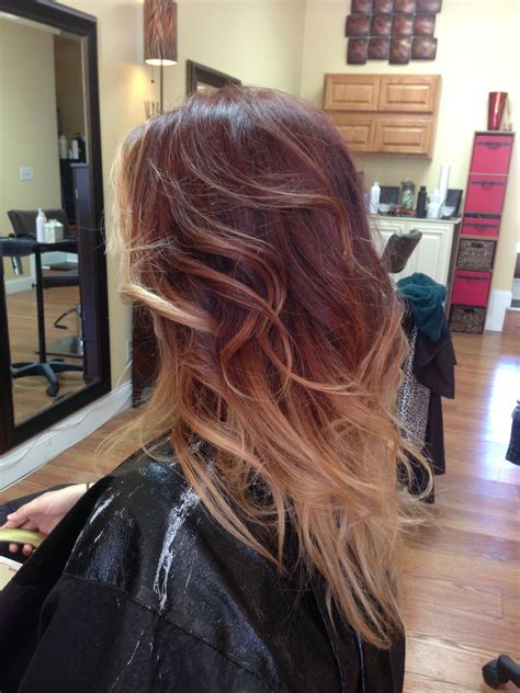 Red Blonde Ombré This Is What Ombré Hair Is Supposed To