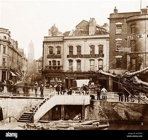 Bristol Clare Street Victorian Period Stock Photo Alamy