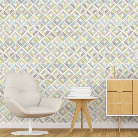 Arthouse Geometric Pastel Multi Glitter Wallpaper 296002 Geometric