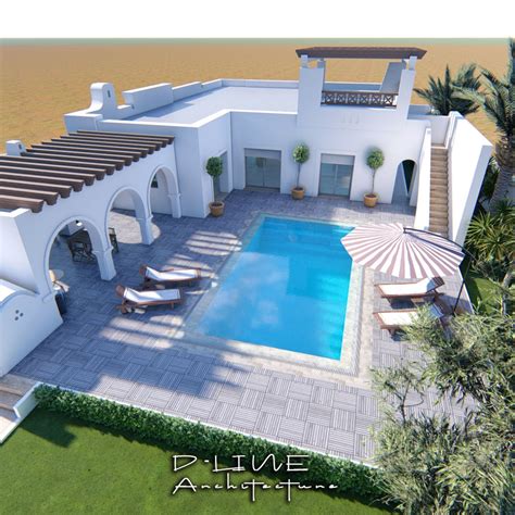 Réaménagement Villa Djerba Tunisie Khaled Dridi Architect Beach
