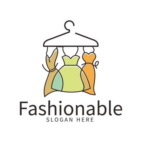 Fashionable Women Boutique Clothing Beautiful Logo Design Templa