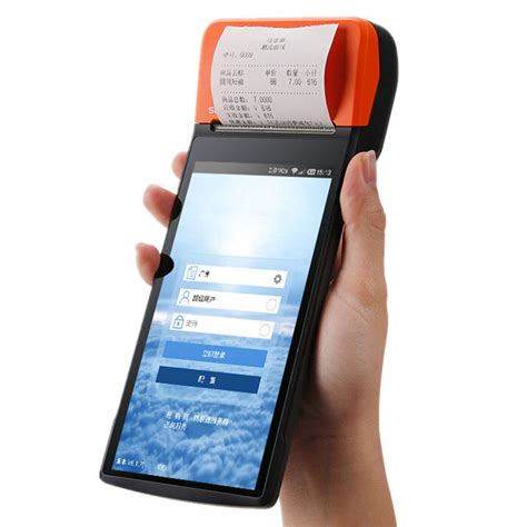 599 Android Handheld Pos Terminal With 58mm Thermal Printer