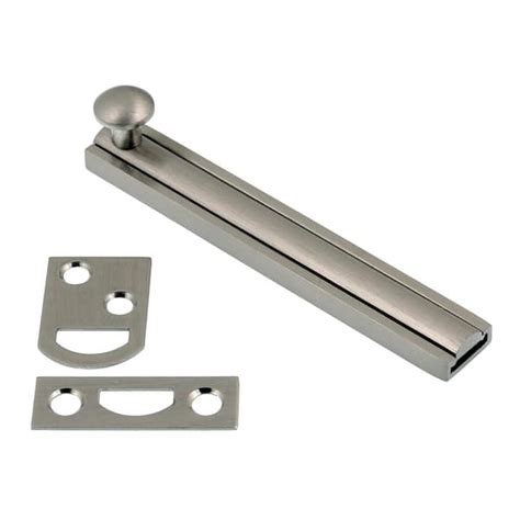 Idh By St Simons 4 In Solid Brass Satin Nickel Surface Bolt 11044 015