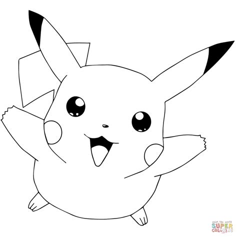 Get This Cute Pikachu Coloring Pages Ys4h0