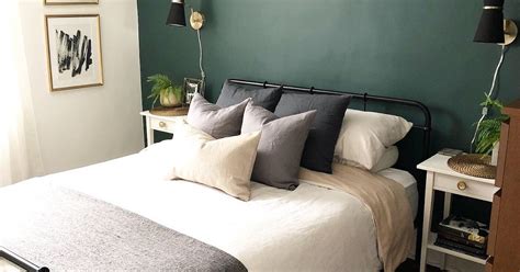 Sage Green Accent Wall In Bedroom Green Bedroom Ideas From Olive To