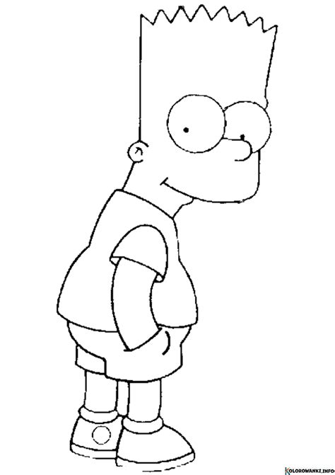 Kolorowanki Simpsonowie Do Druku Pobierz Lub Wydrukuj Za Darmo