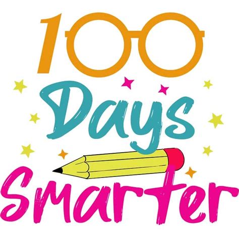 100 Days Smarter Free Transparent Png Clipart Illustration Images