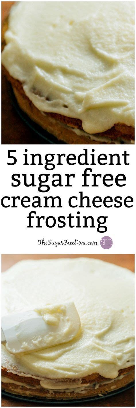 However, according to the american diabetes association (ada) , being overweight is. 5 Ingredient Sugar Free Cream Cheese Frosting- The perfect ...