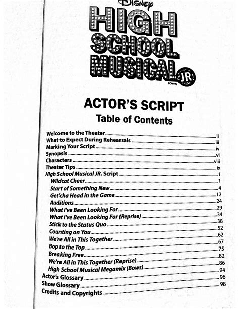 High School Musical Jr Script Mtth 331 Studocu