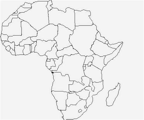 Mapa Politico De Africa Sin Nombres Actualizado Junio 2023 Porn Sex