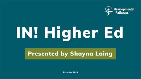 In 101 Overview Of Pathways To Inclusive Higher Education In Colorado