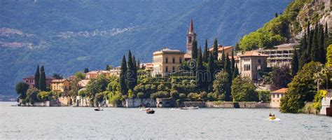 Varenna In Lake Como Italy Stock Photo Image Of Rural Coastline