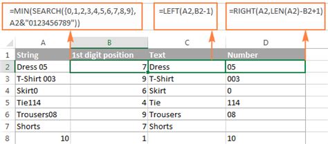 Merging and splitting cells in excel: How To Split Text String At Specific Character In Excel ...
