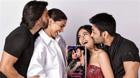 Deepika Padukone Ranveer Singh Unveil Amrita Rao Rj Anmols Labour Of Love Couple Of Things