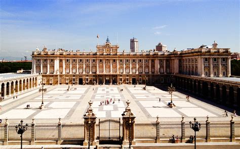 Royal Palace Of Madrid One Of The Largest And Most Beautiful Castles