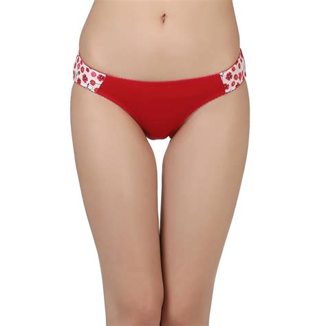 Buy Cotton Low Waist Bikini With Printed Sides Online India Best