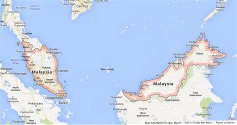 Map Of Malaysia