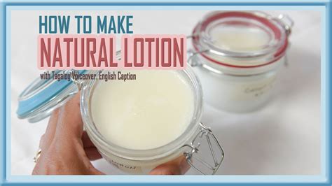 How To Make Homemade Lotion Moisturizer For Dry Skin Youtube