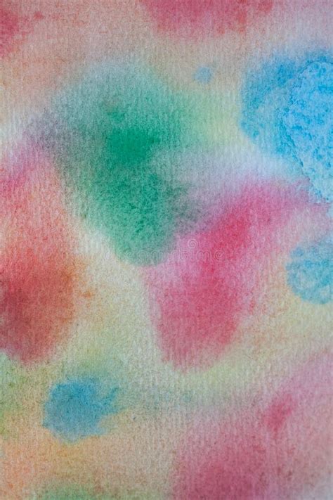 Multicolor Watercolor Hand Painted Background Abstract Acrylic Texture