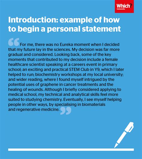 ️ Personal Statement Introduction Writing Your Personal Statement