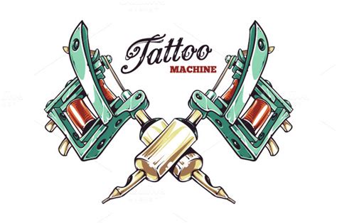 Vector Image Tattoo Machine Clip Art Library