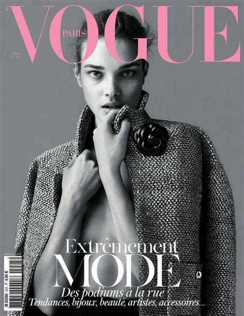 Наталья Водянова в журналах Vogue и Vogue Paris Март 2012