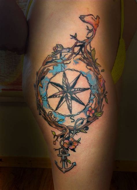Compass Tattoo Women Vintage Compass Tattoo Mandala Compass Tattoo