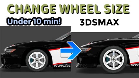 HOW TO Change Wheel Size 3DSMAX Assetto Corsa Mamiya Motors