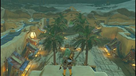 Gerudo Town During The Night The Legend Of Zelda Breath Of The Wild