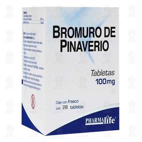 Comprar Bromuro Pinaverio 100mg 28 Tabletas Pharmalife Farmacia Prixz