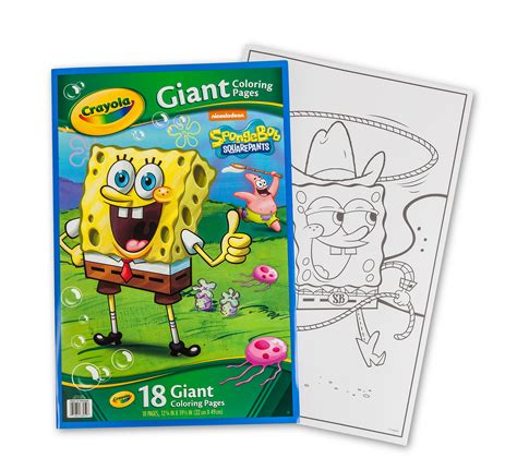 Giant Coloring Pages, Sponge Bob Square Pants | Crayola