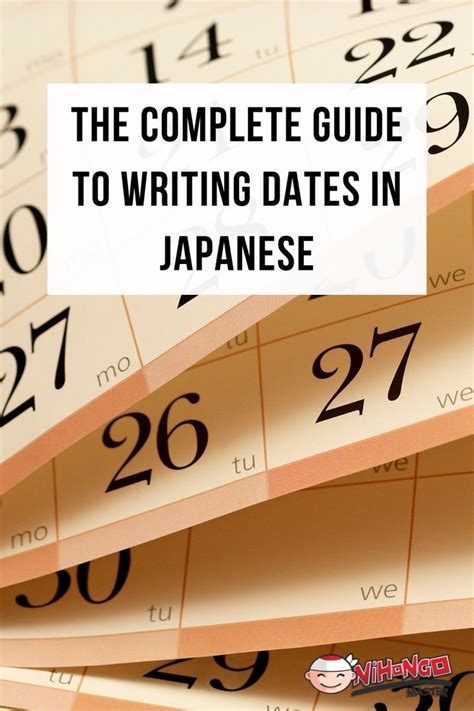 Writing Dates In Japanese Learn Japanese Words Learn Japanese