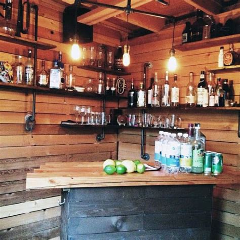 Modern basement bar ideas with grey simple home bardigzine.com. 50 Pub Shed Bar Ideas For Men - Cool Backyard Retreat Designs