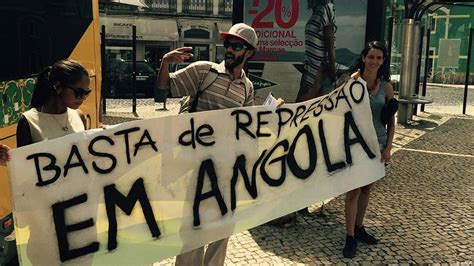 Protesto Em Lisboa Em Solidariedade Com Presos Angolanos Dw 17072015