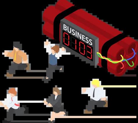 Best Business Crisis And Deadline Illustration Download In Png And Vector