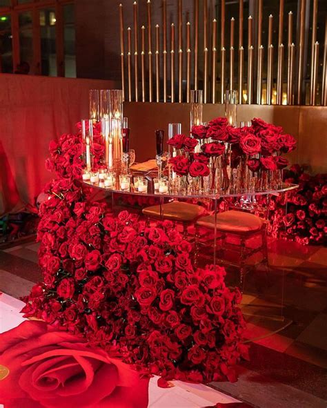 Weddings Events Decor Ny Designhousedecor • Instagram Photos And Videos Red Rose