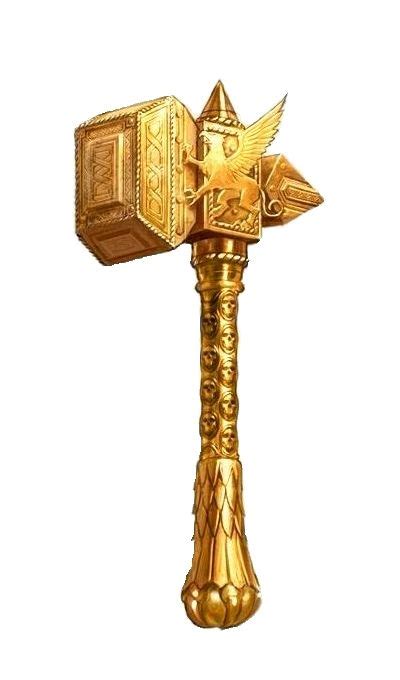 Gold Griffin Hammer Pathfinder Pfrpg Dnd Dandd D20 Fantasy Armure Objets