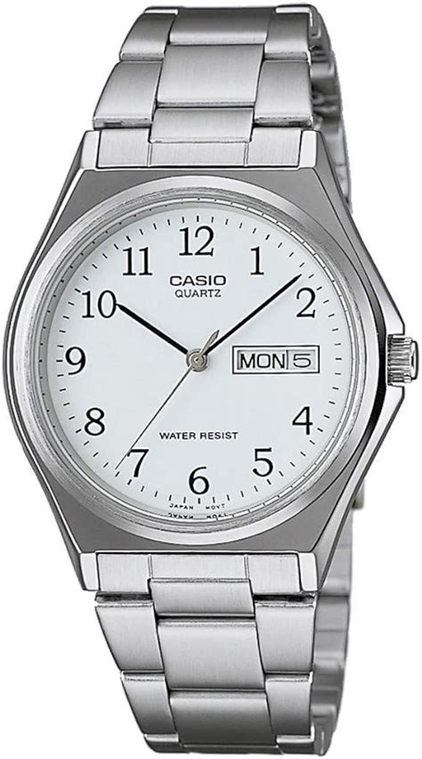 Casio Mens Core Mtp1240d 7b Silver Stainless Steel Analog Quartz Watch