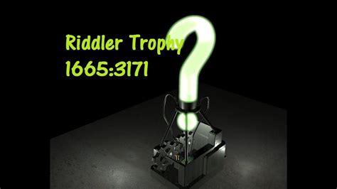 There are 3 riddles in arkham knight hq. Batman Arkham Knight: Riddler Trophy 1665:3171 - YouTube