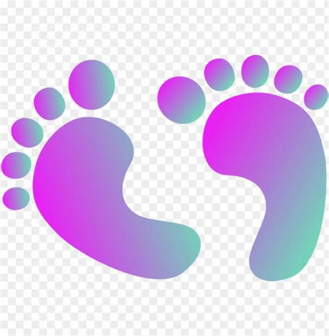 Download High Quality Baby Feet Clipart Purple Transparent Png Images