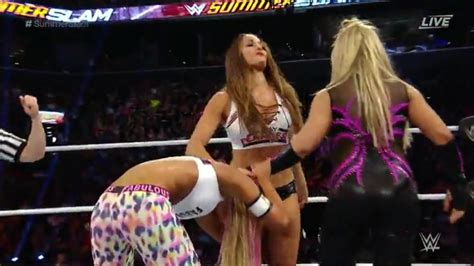 Nikki Bella Natalya Alexa Bliss Vs Becky Lynch Naomi Carmella Summerslam Mp Hq Xxx