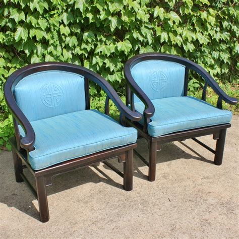 Mid Century Ming Style Chairs Pair Chairish